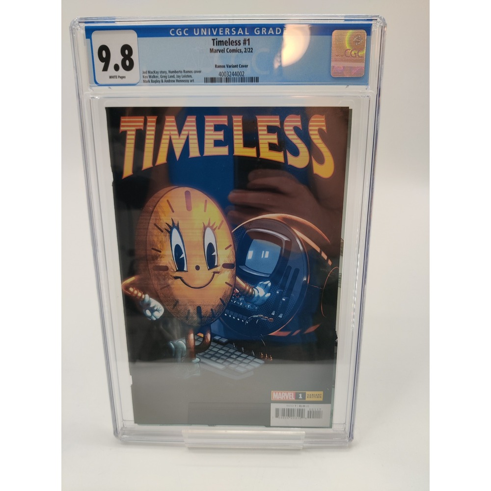 Timeless 1 Marvel Comics 2022 CGC 9.8 Ramos Variant Cover Miss Minutes Loki MCU